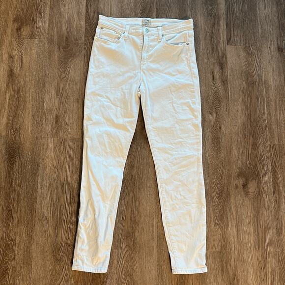 J.Crew High Rise Toothpick Jeans White Size 30 - Picture 2 of 7